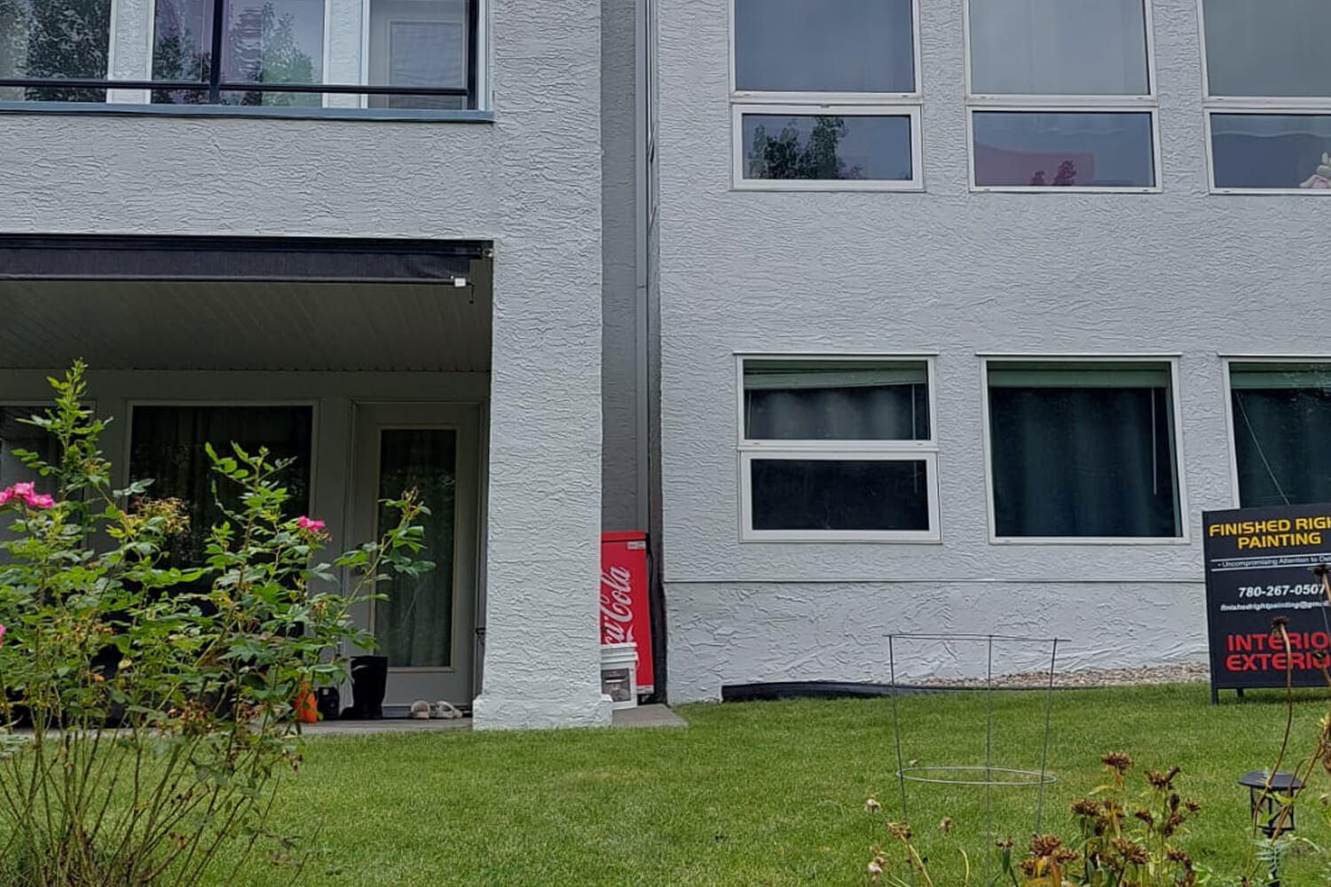 Deck and trim painting